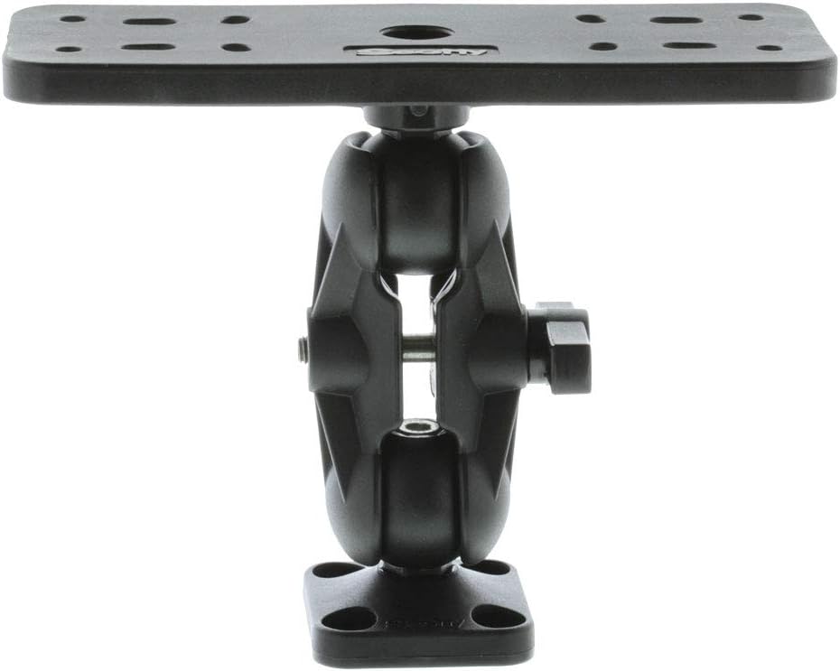 Scotty 0163 Ball-Mount Fish Finder and Universal Mounting Plate