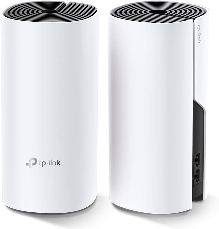 TP-Link Deco Whole Home Mesh WiFi System (Deco M4) – Up to 3,800 Sq. Ft. Coverage, WiFi Router and Extender Replacement, Parental Controls, 2-Pack