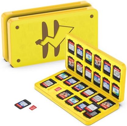 GeeRic 24 Slot Game Card Storage Case Compatible with Switch, Portable Game Card Storage Cartridge with Switch, Games Cartridges & Slot
