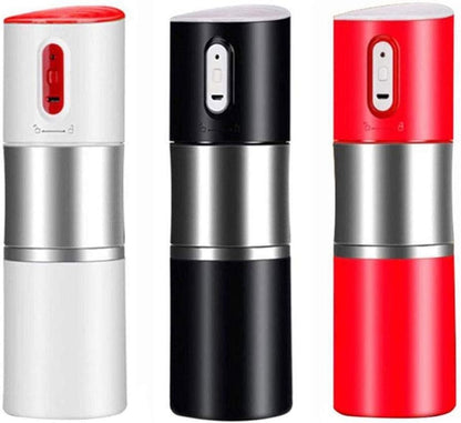 Small Household Appliances Portable Coffee Machine Grinding Cup Grinder Automatic Coffee Machine Rechargeable(white-Starlight10)