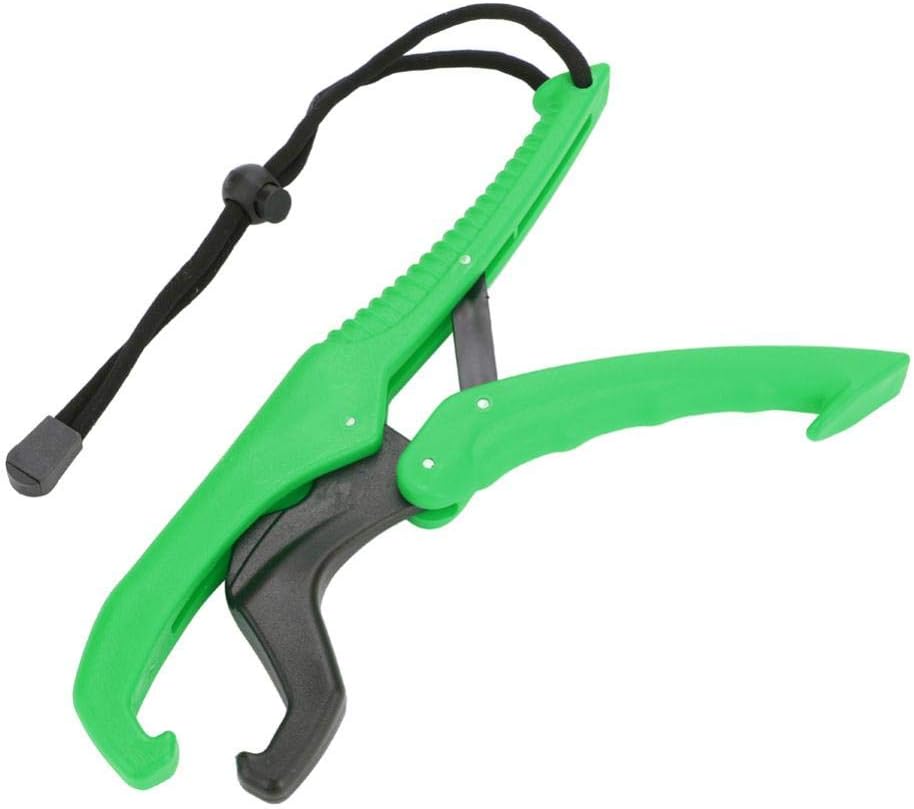 ABS Plastic Floating Fish Grip Zinc Alloy Fish Lip Gripper with Wrist Strip for Catching Fish No Hurt Auxiliary