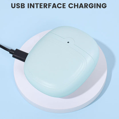 Electric Automatic Nail Clipper Automatic Fingernail Cutter with Nail Scraps Storage 300mAh USB Rechargeable Safety Fingernail Trimmer with LED Light Electric Fingernail Cutter Nail Scissors for Baby Kids Adult (White)