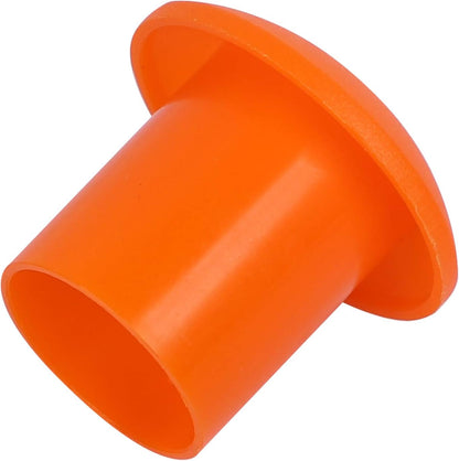 KEILEOHO 100 PCS Orange Plastic Mushroom Rebar Caps - Size #3-#7, 10M - 25M