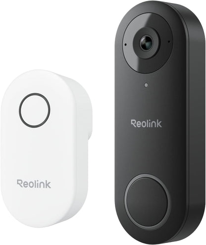 REOLINK Video Doorbell WiFi 2K Wired Doorbell Camera No Subscription