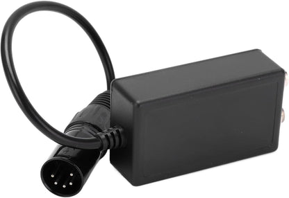 Pilot Headset Adapter, Aviation Headset Adapter, GA Dual Plugs to XLR 5 Pin Male Adapter for Headphone Extension Cable
