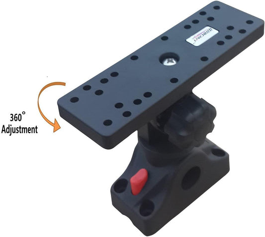 Brocraft 6 1/4" X 2" Marine Universal Electronic Mount - PuriLite