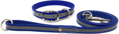 Regal Dog Products Heavy Duty Reflective Dog Collar – Adjustable and with Durable Metal Buckle and Rings Anti-Odor, chew Resistant, Waterproof Dog Collar for Small Medium and Large Dogs (Large, Pink)