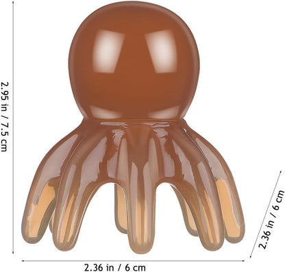 Resin Octopus Massage Comb Scalp Massager Hair Tool Scalp Caring Comb Acupoint Head Massager