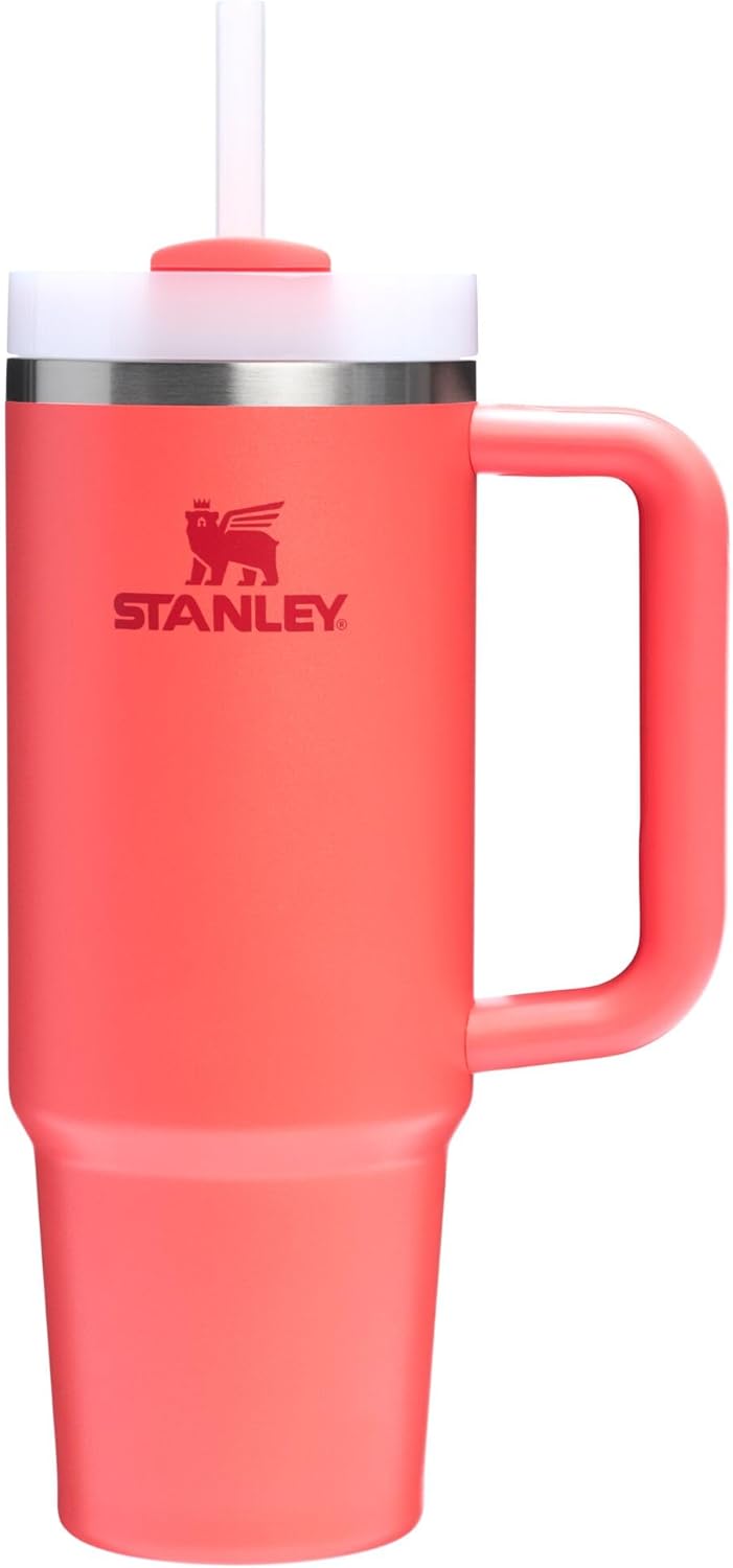 Stanley Quencher H2.0 Tumbler with Handle and Straw 30 oz | Flowstate 3-Position Lid | Cup Holder Compatible for Travel | Insulated Stainless Steel Cup | BPA-Free | Exclusive Lupine