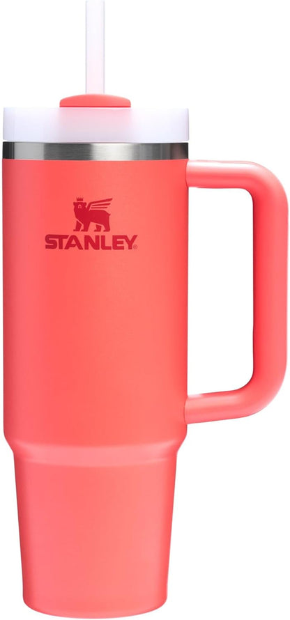 Stanley Quencher H2.0 Tumbler with Handle and Straw 30 oz | Flowstate 3-Position Lid | Cup Holder Compatible for Travel | Insulated Stainless Steel Cup | BPA-Free | Exclusive Lupine
