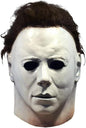 Halloween Michael Myers Mask, Halloween Creepy Full Head Mask Latex Horror Scary Masks for Adult Cosplay Costume Party Props