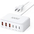 4-Port USB Charger, EGOWAY 90W Wall Charger, 60W & 18W Dual USB C Wall Charger and Dual USB A Ports 12W, Multi USB C Charger for MacBook, Phone and More