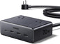 UGREEN Power Strip 20W, Max 8 in 1 USB C Charging Station GaN with 4 AC, 3 USB A, 1 USB C and 5ft Extension Cord, Power Bar Fast Charging Desktop Charger for Home, Office, Travel Essentials