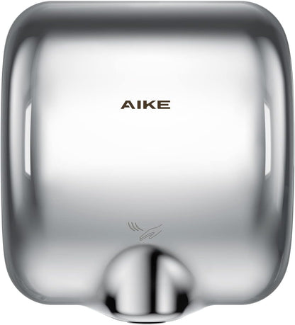 AIKE Surface Mounted High Speed Commercial Hand Dryer CUL Approved 120V 1500W, Brushed Stainless Steel Finish Model AK2800B