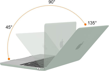 MOSISO Compatible with MacBook Air 13 inch Case 2025 2024 2023 2022 M4 A3240 M3 A3113 M2 A2681, Plastic Hard Shell&Keyboard Cover&Screen Film&Pouch for MacBook Air 13.6 inch Case, Crystal Clear