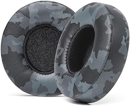 WC Extra Thick Replacement Earpads for Beats Solo 2 & 3 by Wicked Cushions - Ear Pads for Beats Solo 2 & 3 Wireless ON-Ear Headphones - Soft Leather, Luxury Memory Foam, Strong Adhesive | White