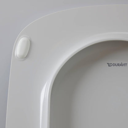 Duravit DuraStyle Toilet Seat & Cover | Elongated Slow-Close Seat with Stainless Steel Hinges