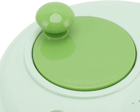 Salad Spinner, Lettuce Spinner with 2 Lid Locks 4L Vegetable Dryer PP Salad Spinner Fruit And Vegetable Wash for Home Kitchen Green - PuriLite