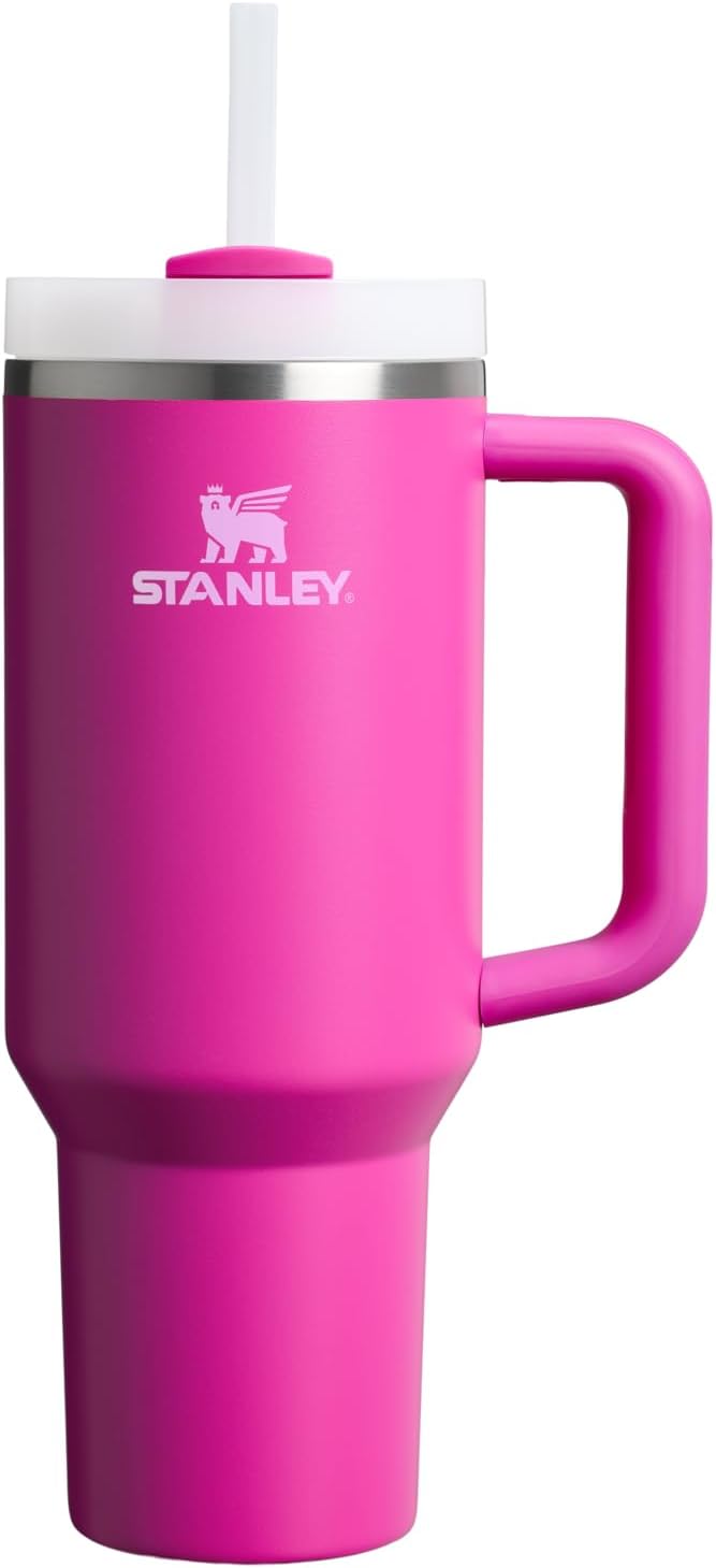 Stanley Quencher H2.0 Tumbler with Handle and Straw 30 oz | Flowstate 3-Position Lid | Cup Holder Compatible for Travel | Insulated Stainless Steel Cup | BPA-Free | Exclusive Lupine