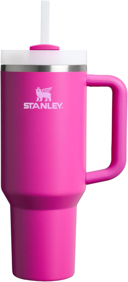 Stanley Quencher H2.0 Tumbler with Handle and Straw 30 oz | Flowstate 3-Position Lid | Cup Holder Compatible for Travel | Insulated Stainless Steel Cup | BPA-Free | Exclusive Lupine