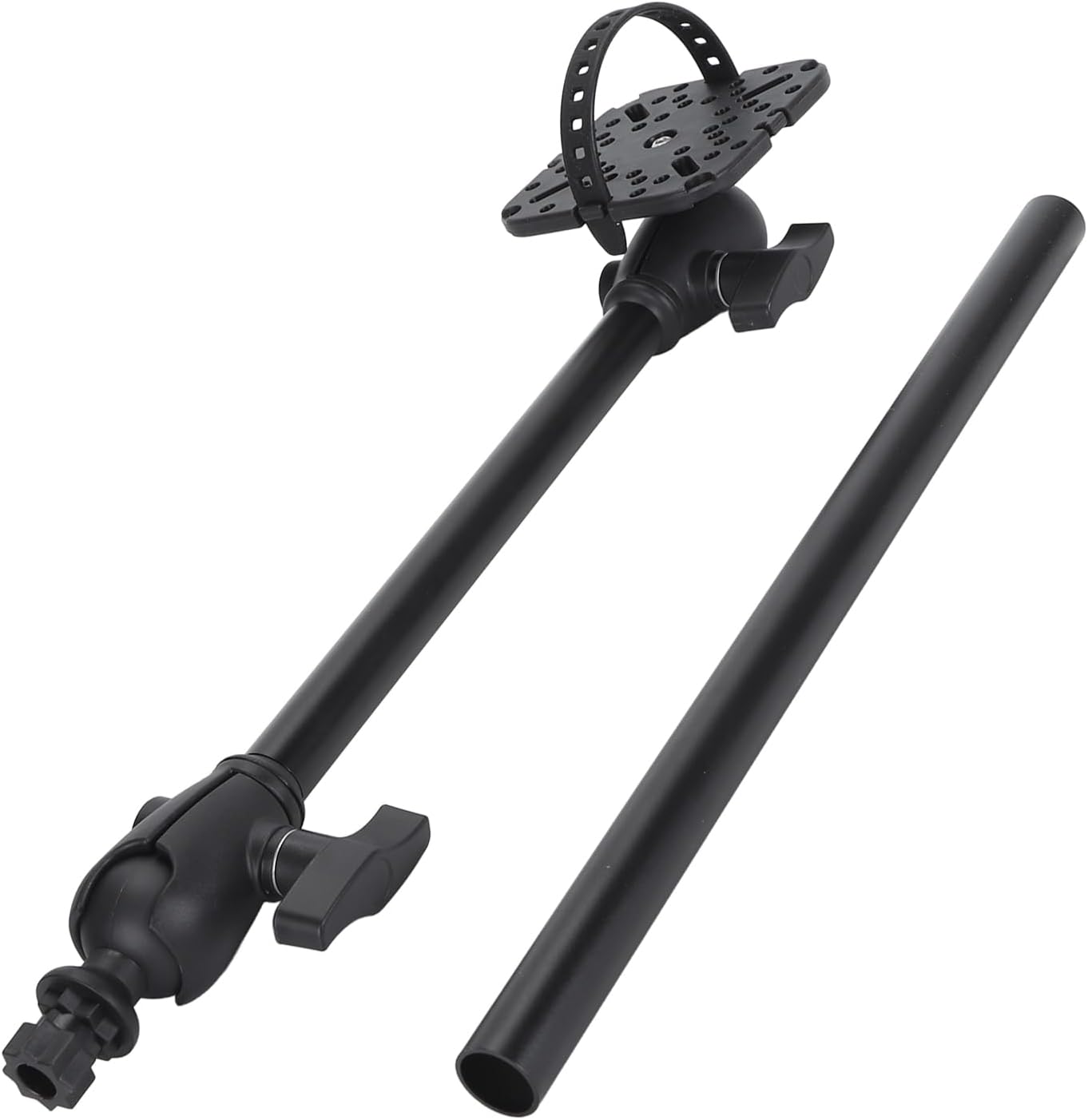 Universal Fish Finder Mounting Bracket, Dual 360 Degree Swivel Ball Mount Stand for Garmin,