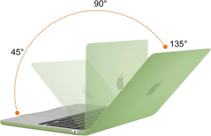 MOSISO Compatible with MacBook Air 13 inch Case 2025 2024 2023 2022 M4 A3240 M3 A3113 M2 A2681, Plastic Hard Shell&Keyboard Cover&Screen Film&Pouch for MacBook Air 13.6 inch Case, Crystal Clear