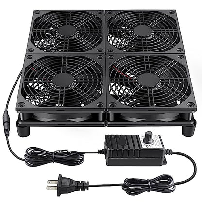 Wathai 140mm x 25mm USB Cooliing Fan 5V with Speed Control for Computer Case Receiver DVR Playstation Xbox PS4 Router Cabinet Cooling