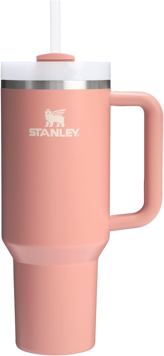 Stanley Quencher H2.0 Tumbler with Handle and Straw 30 oz | Flowstate 3-Position Lid | Cup Holder Compatible for Travel | Insulated Stainless Steel Cup | BPA-Free | Exclusive Lupine