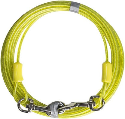 BV Pet Small Tie Out Cable for Dog up to 35 Pound, 25-Feet
