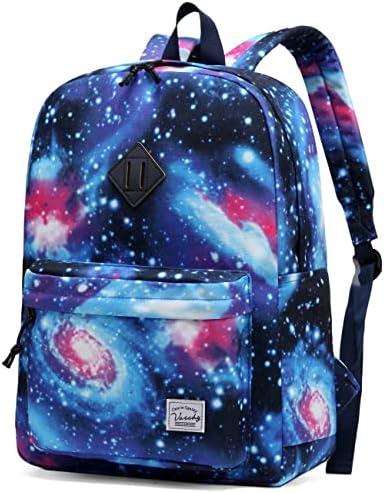School Backpack for Kids, VASCHY Lightweight Water Resistant Casual Schoolbag Daypack for Men Women Teen Boys Girl Bookbag
