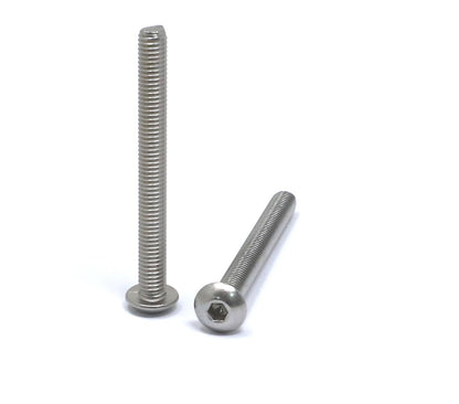 iexcell 50 Pcs M6 x 20mm Thread Pitch 1 mm Stainless Steel 304 Hex Socket Button Head Cap Screws Bolts Kit