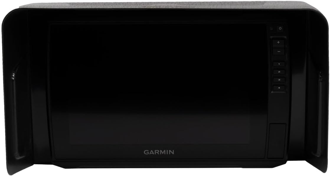 BerleyPro Visor Compatible With Garmin GPS, Fish Finders and Depth Finders - Sun Shade for Striker, Echomap, GPSMAP, and More - Echomap UHD2 7" Touch