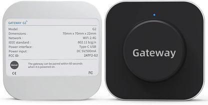 Hornbill G2 Gateway for Smart Door Lock, Wi-Fi Gateway, Keyless Entry Electronic Smart Door Lock Wi-Fi Bridge,Remote Control Bluetooth Lock Only Works for TTLock App