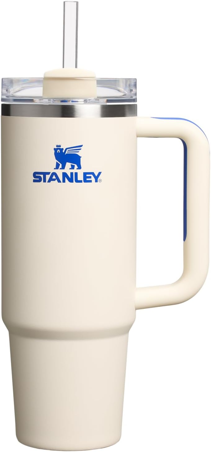 Stanley Quencher H2.0 Tumbler with Handle and Straw 30 oz | Flowstate 3-Position Lid | Cup Holder Compatible for Travel | Insulated Stainless Steel Cup | BPA-Free | Exclusive Lupine