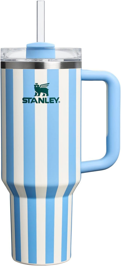 Stanley Quencher H2.0 Tumbler with Handle and Straw 30 oz | Flowstate 3-Position Lid | Cup Holder Compatible for Travel | Insulated Stainless Steel Cup | BPA-Free | Exclusive Lupine