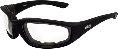 Global Vision Eyewear Kickback Sunglasses with Ethylene Vinyl Acetate Foam, Clear Lens