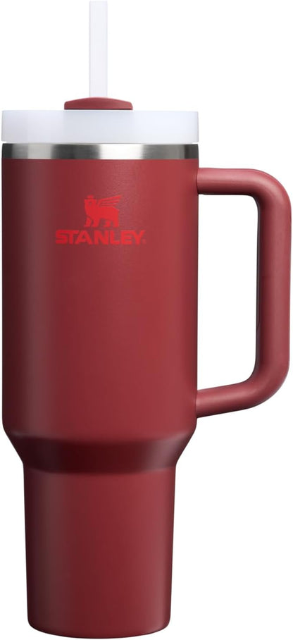Stanley Quencher H2.0 Tumbler with Handle and Straw 30 oz | Flowstate 3-Position Lid | Cup Holder Compatible for Travel | Insulated Stainless Steel Cup | BPA-Free | Exclusive Lupine