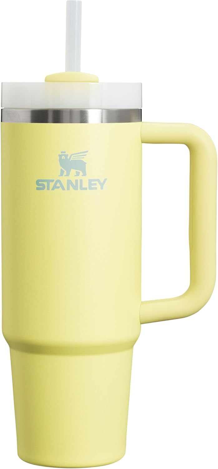 Stanley Quencher H2.0 Tumbler with Handle and Straw 30 oz | Flowstate 3-Position Lid | Cup Holder Compatible for Travel | Insulated Stainless Steel Cup | BPA-Free | Exclusive Lupine