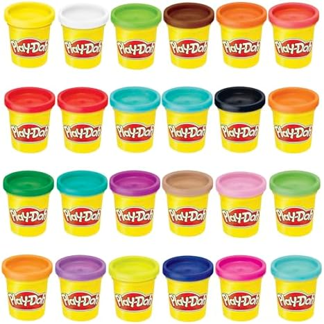 Play-Doh 24-Pack of Colors, Frustration-Free Packaging