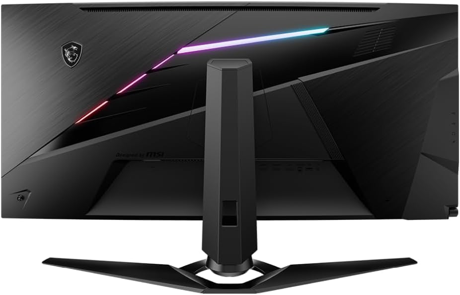 MSI Optix MAG342CQR 1500R Curvature 21:9 Aspect Ratio Narrow Bezel 1ms 3440x1440(UWQHD) 144Hz Refresh Rate Tilt/Swivel/Height/Pivot Adjustment 34" AMD Freesync Gaming Curved Monitor, Black, Pack of 1