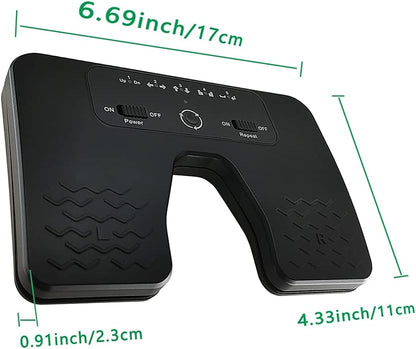 Yueyinpu Wireless Foot Pedal Hands-Free Music Page Turner for Tablets Smartphones Rechargeable Anti-Skid Pad (Classic)