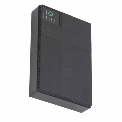 10400mAh Mini UPS Battery Backup, 5V 9V 12V 2A POE Uninterruptible Power Supply, Compact Basic Standby UPS System for Camera Router LED Light Modems Speaker, 85-265V (US Plug)