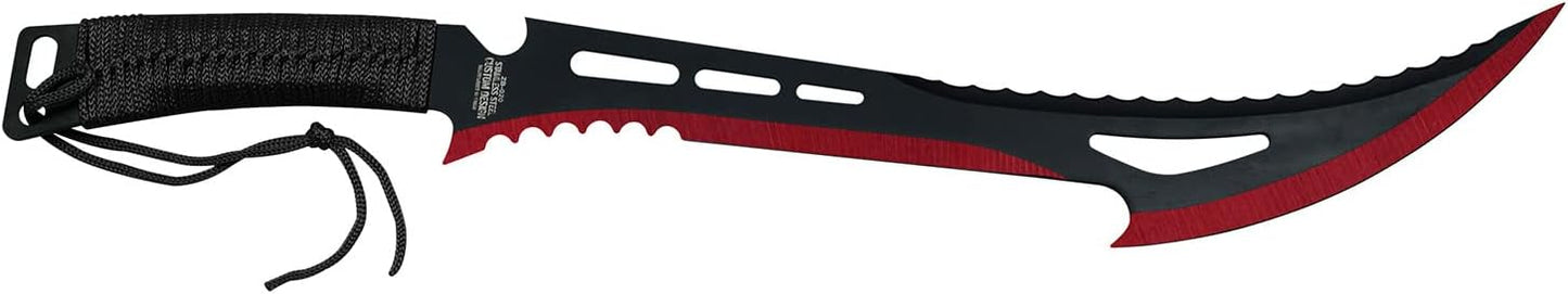 Z Hunter ZB-020 Series Fantasy Machete, Cord-Wrapped Handle, 23.75-Inch Overall