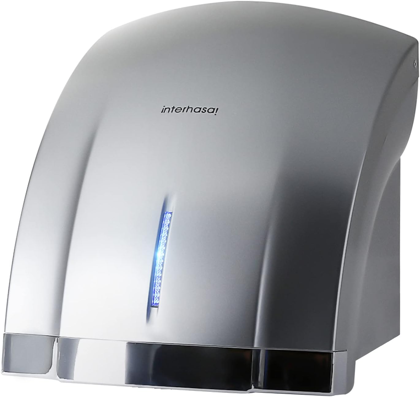 interhasa! Compact Hand Dryer 110V Commercial Electric Hand Dryer for Bathroom with Hot n Cold Air, 3-Pin Plug in