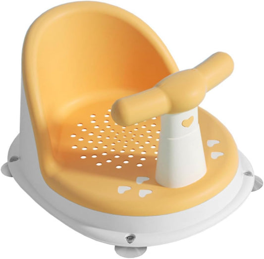 Parliky Portable Bath Seat with Nonslip Support for Bathtub Safe Tub Chair for Months Skid Bath Stool for