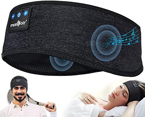 Bluetooth Sleep Headband Headphones | Wireless Sleep Mask Headphones | Music Headband for Side Sleepers | Sports Headband Earphones | Hands Free Audio Headband - PuriLite