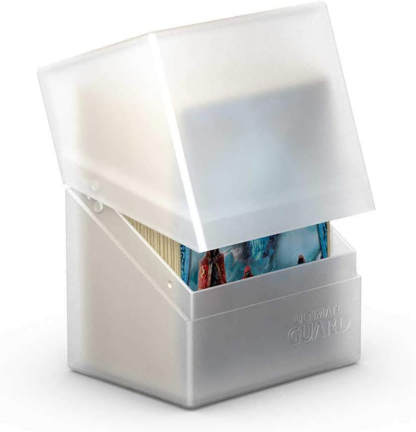Ultimate Guard Boulder 100+ Classic, Deck Case for 100 Double-Sleeved TCG Cards, Onyx, Secure & Durable Storage for Trading Card Games, Soft-Touch Finish