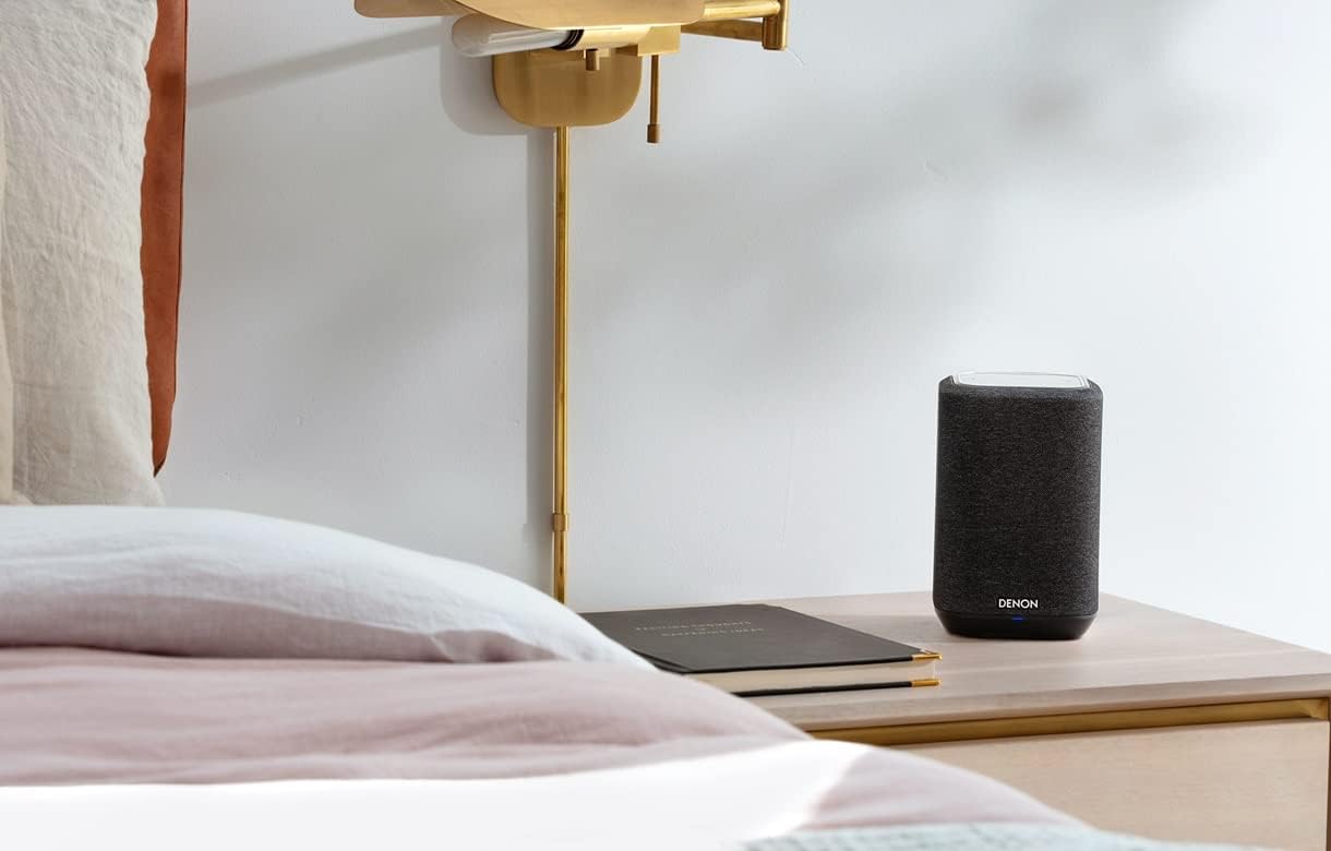 Denon Home 150 NV Wireless Speaker (Black), 1" Tweeter, 3.5" Woofer, Home Speaker with HEOS Built-in, AirPlay 2, and Bluetooth, Multi-Room Streaming, Simple Setup, Compact Design