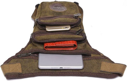 Motorcycle Drop Leg Bag Nylon Waist Pack for Men Women Travel Hiking Tactical Cycling Bike Ride Riding Crossbody Shoulder Fanny Pouch