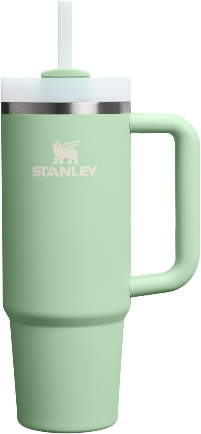 Stanley Quencher H2.0 Tumbler with Handle and Straw 30 oz | Flowstate 3-Position Lid | Cup Holder Compatible for Travel | Insulated Stainless Steel Cup | BPA-Free | Exclusive Lupine